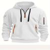 2025 Men's Clothing Hoodie, Multi-pocket Zipper Loose Casual European Size Pullover Hoodie Fashion Spring Fall Clothing