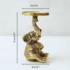 Подсвечник Слон, Aluminium Elephant Pillar Candle Holder,  Behoma