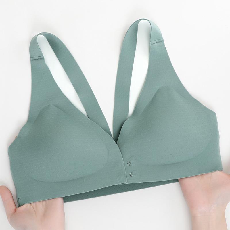 Sexy Bras for Women Front Closure Deep V Bra Push Up Brassiere Wireless Seamless Bralette Thin Cup Ladies Lingerie