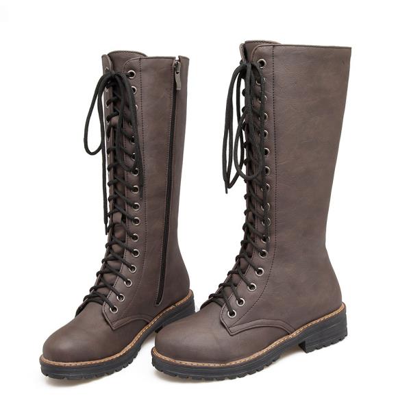 Fashion Woman Flat Boots Low Rubber Hoof Heels Sewing PU Short Plush with Women's Rubber Boots Rain Low PU Hoof Heels Sewing Short Plush