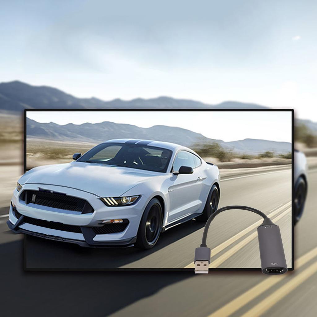 USB-карта захвата Мультимедийный интерфейс высокой четкости для USB 2.0 Конвертер Карта записи видео 4K F