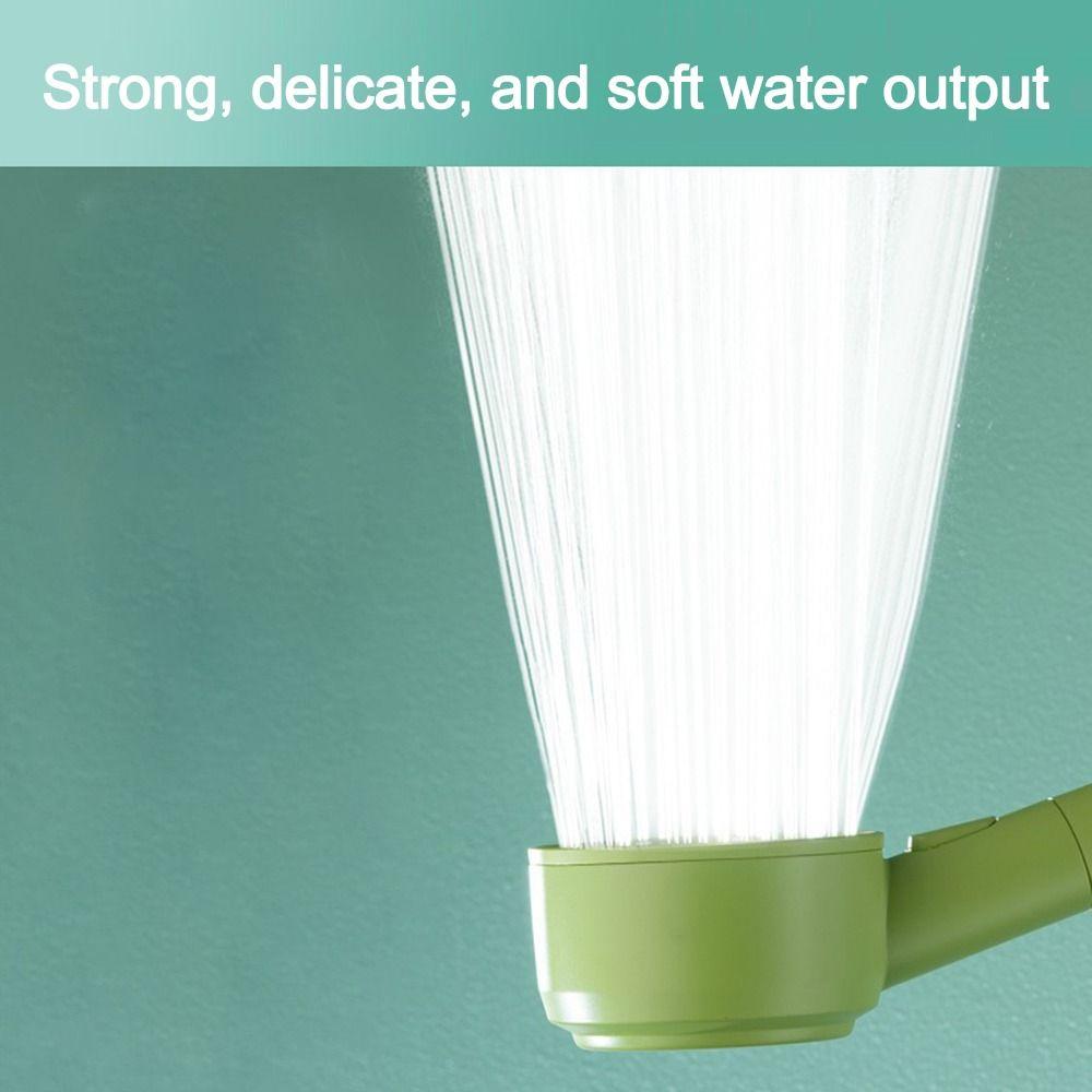 New 4 Jet Modes Hand Shower Head High Pressure with Filter Rainfall Large Flow Showerhead Bathroom Accessories
