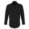 Unisex Adult Poplin Stretch Long-Sleeved Shirt
