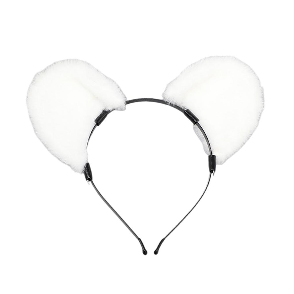 Мультяшный ободок на уши для Хэллоуина, KC Maid Hairhoop, реквизит для ролевых игр, повязка на голову, аксессуары для костюма, косплей-головной убор