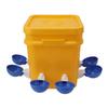 Automatic Chicken Waterer Cup with 12L Handheld Barrel Poultry Drinking Equipemnt for Goose Duck