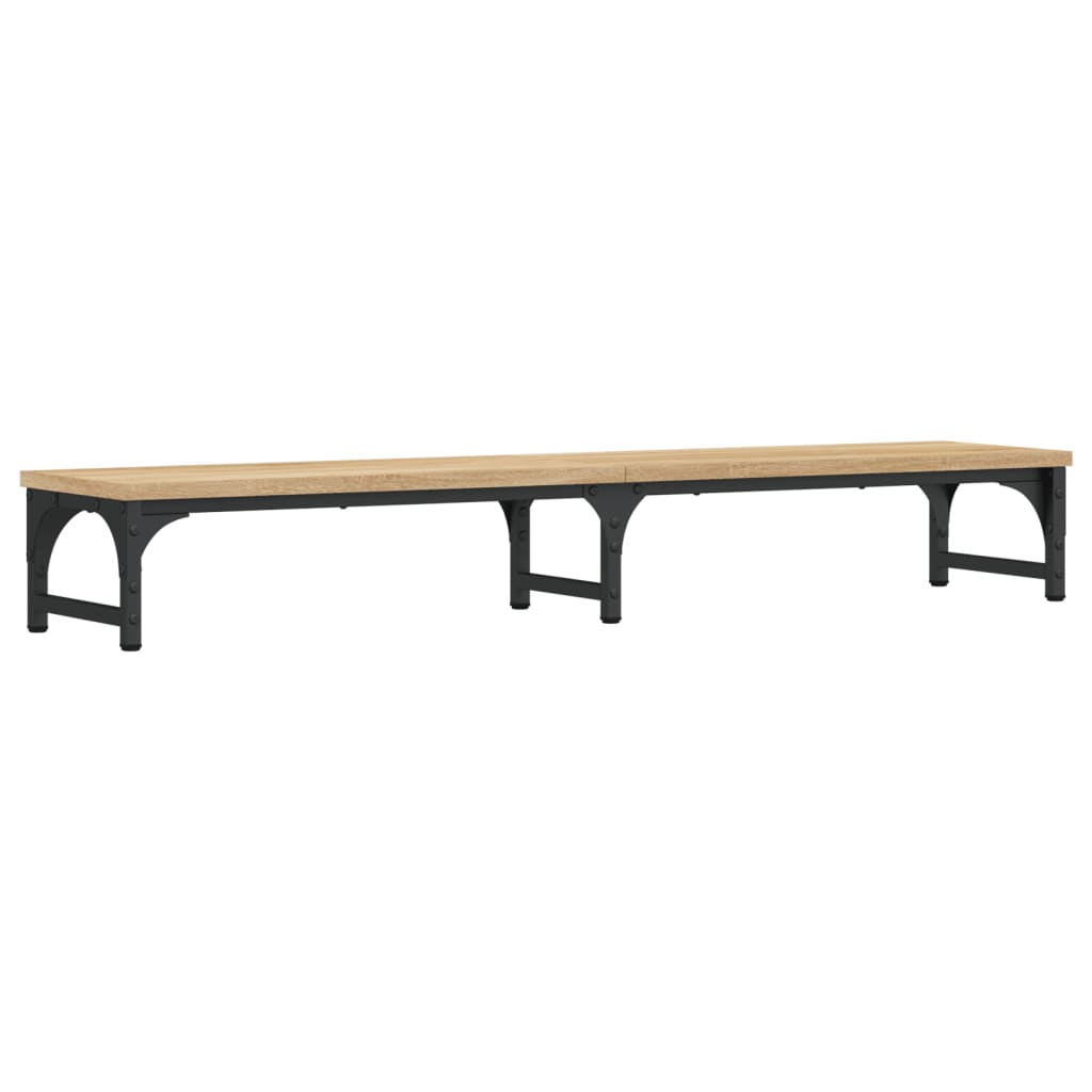 vidaXL Monitorständer Sonoma-Eiche 105x23x15,5 cm Holzwerkstoff