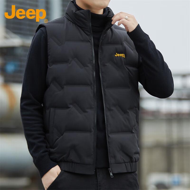 Jeep Мужской зимний утолщенный пуховый жилет