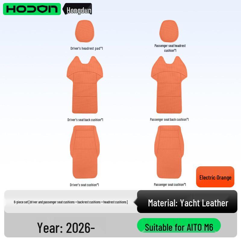 All-Season Ventilated Seat Cushion for AITO M6 - Breathable Interior Cover.