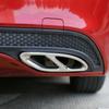 W213 задняя часть глушителя выхлопной трубы, наконечник, накладка, рамка для Mercedes Benz E Class E200 2016 2017 2018 автомобиля