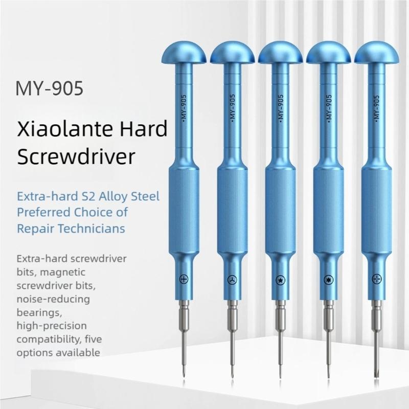 Professional Magnetic Precise Screwdriver Kit For Phone Motherboards Repair With Steel Bit And AntiSlip Grip 5pcs