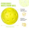 Silent Pickleball Balls 3X Silent Pickleballs for Practice 74mm Quite Warm Up Pickleball Drills Soft Hollow Pickle Ball for home