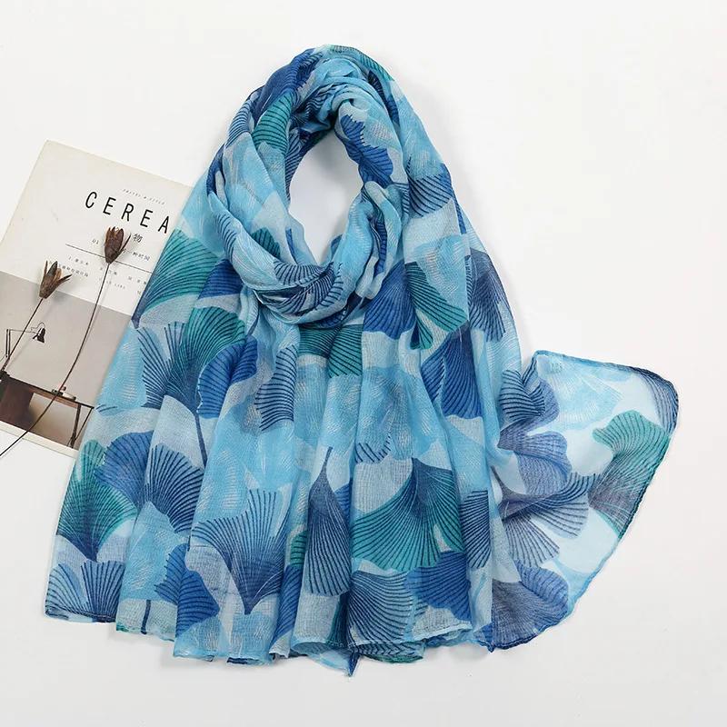 New Brand Spring Women Scarf Embroider Fashion Long Scarves Cotton Winter Shawl Lady Pashmina Bandana Foulard Hijabs Female