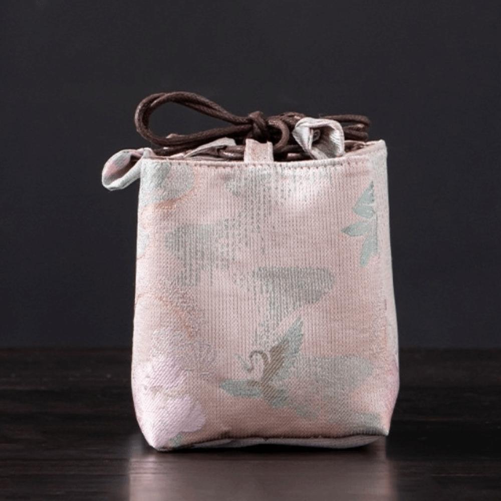 Вышитая сумка в китайском стиле, утолщенная сумка для хранения чайника, грелка для чайника, китайская чайная культура