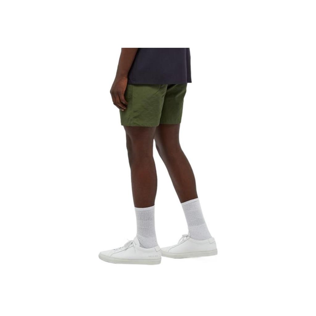 Polo Ralph Lauren Slip-On Solid Straight Casual Shorts Men Shorts Army-Green 710843137-002