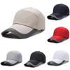 Solid Color Baseball Cap Sun Protection Peaked Cap Outdoors Gift Stylish Sunhat