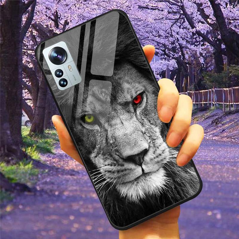 Для Xiaomi Redmi Note 12S Чехол 12 S Закаленное Стекло Модный Чехол для Redmi Note 12 4G Note12 Pro Plus 5G Pro+ Capa Coque Note12s