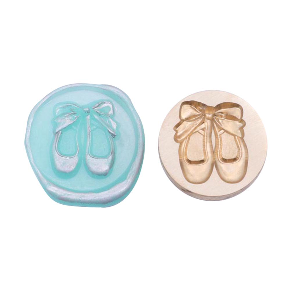 Special-shaped Seals Head Retro 3D Embossed Stamp Heads DIY Gold-plated Brass Fire Paint Seal for Wedding Invitation