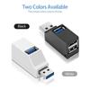 3-портовый USB-концентратор-адаптер-удлинитель для ПК, ноутбука, мобильного телефона, USB-разветвитель, 3-стороннее зарядное устройство, дисковая док-станция для мыши ZPG