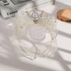 Girl Shining  Bow Children Yarn Bow Headband Mesh Crown Head Hoop