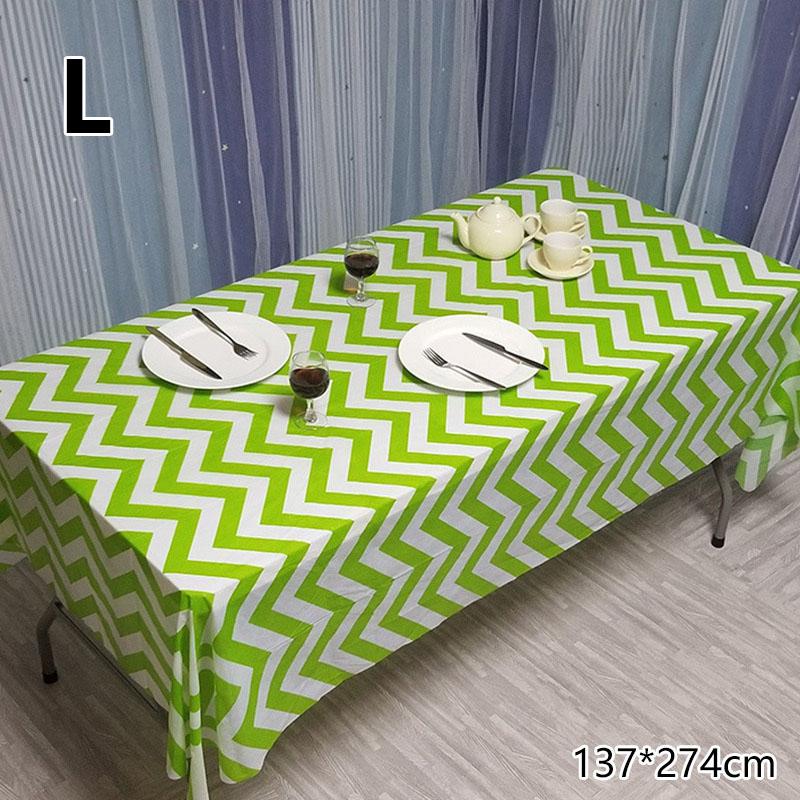 1PC Oil Proof Waterproof Party Supplies Table Cover Tablecloth Table Cloth Plastic Disposable Birthday Party Baby Shower