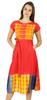 Womens Knee Length Rayon Shift Dress With Pockets Summer Casual Wear