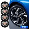 4 шт. 56 мм Алюминиевая эмблема Наклейка на центральный колпачок ступицы колеса автомобиля Для логотипа Cadillac Escalade CTS ATS SRX XTS XT5 STS CT5 CT6 BLS XLR