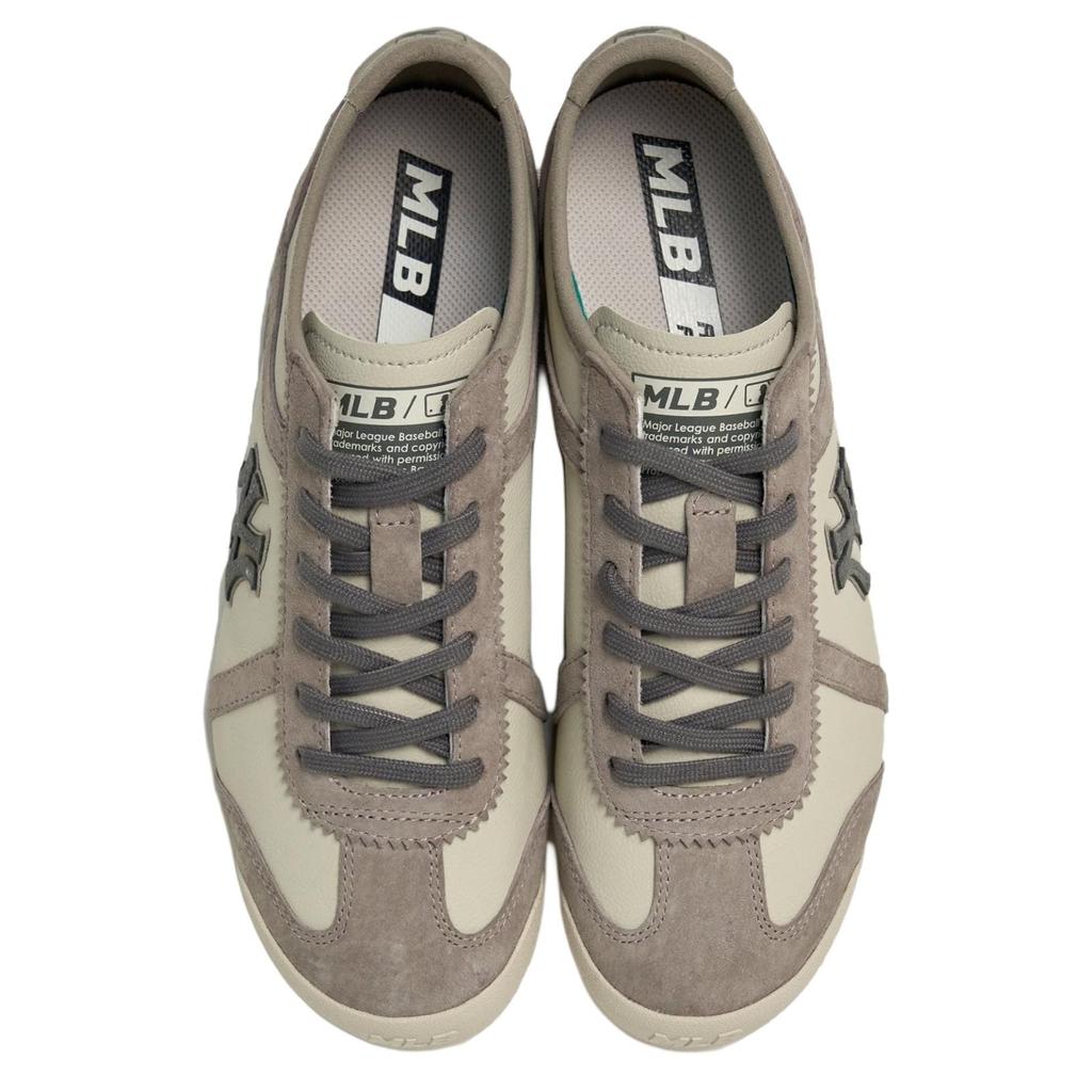 MLB New York Yankees Low top Casual Shoes Unisex Beige 3ASXEE16N-50WHS