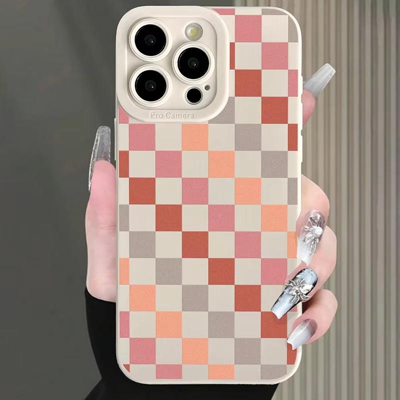 Матовый Молочно-Белый Чехол-Клетка для Телефона Samsung Galaxy S25 Ultra S26 S24 S23 FE S22 Plus S21 S20 A54 A55 Мягкий Чехол