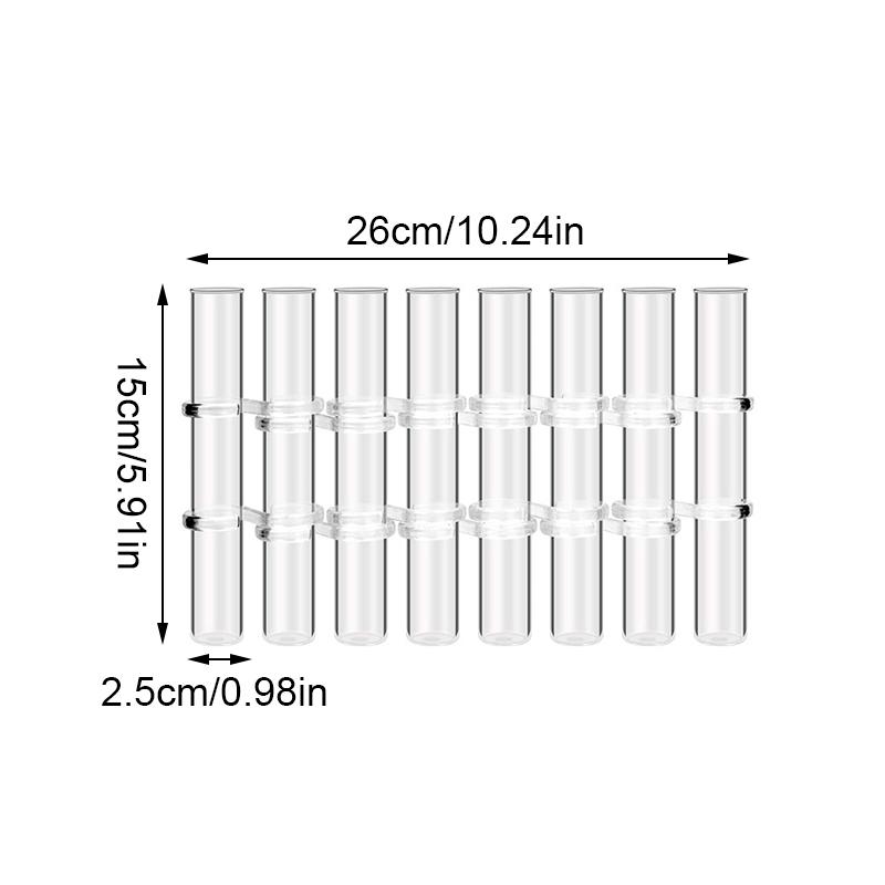 1 компл. стеклянная ваза с цветочным рисунком, ваза для гидропоники, ваза для пробирки, украшение для дома в скандинавском стиле