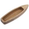 Natural Wooden Fishing Boat Model Unfinished Boat Model Ornaments  Desktop Living Room
