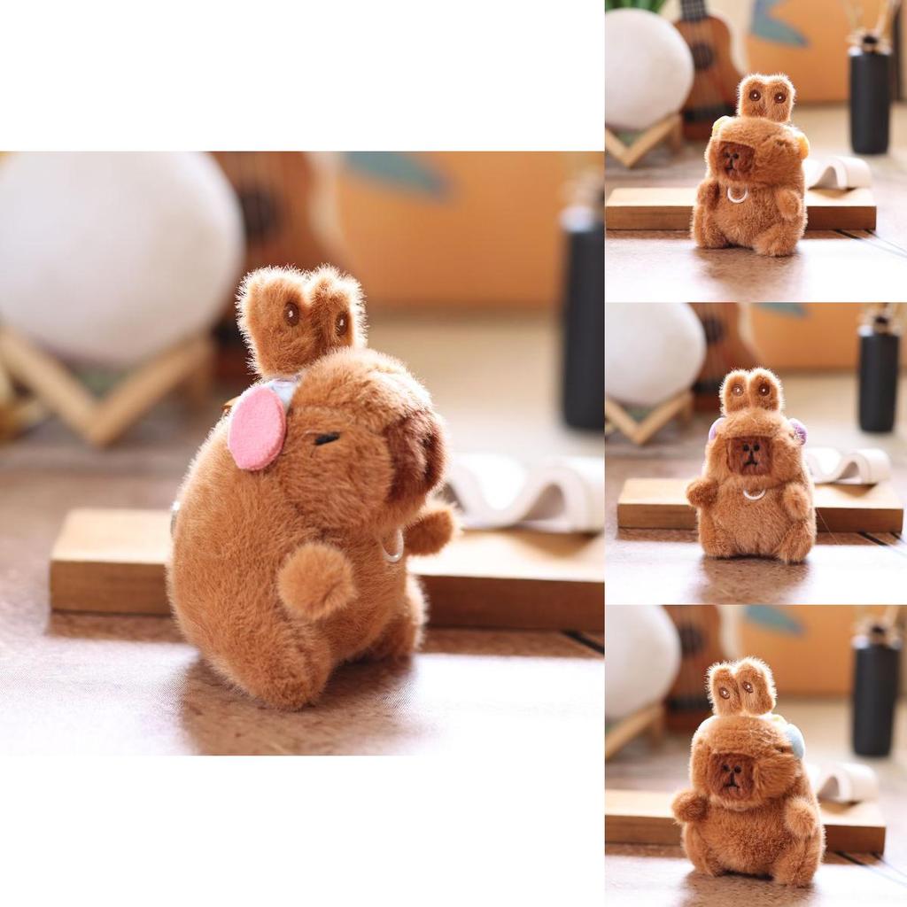 Cute Plush Capybara Doll With Moving Ears For Kids Gift And Collectors Item