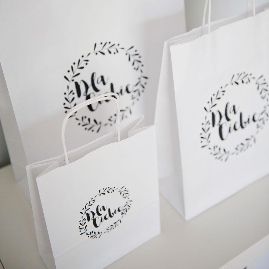Small Bag "For You" - White - Set Of 10