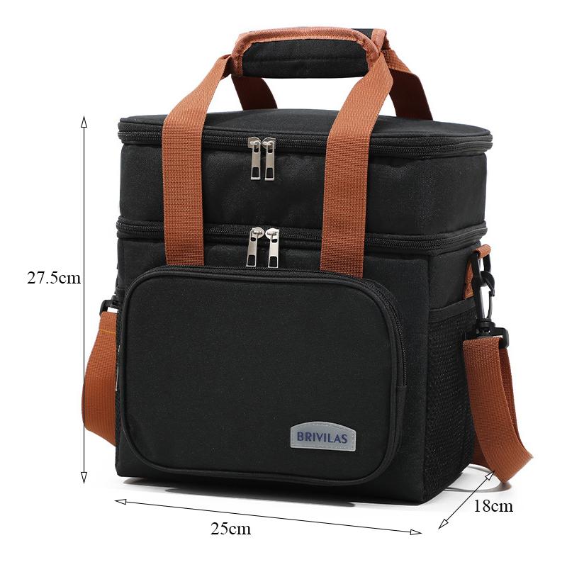 Портативная термосумка для холодильника для обеда, прочная сумка для хранения еды для пикника, термосумка для улицы, большая сумка для льда, изолированная коробка, сумка для напитков на плечо