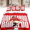 Комплект постельного белья с пододеяльником Cristiano Ronaldo из мягкого материала для комнаты мальчиков и девочек