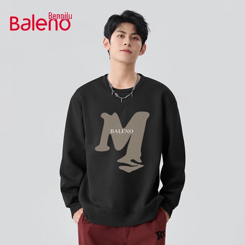 Baleno Men's Heavyweight American Style Crew Neck Sweatshirt