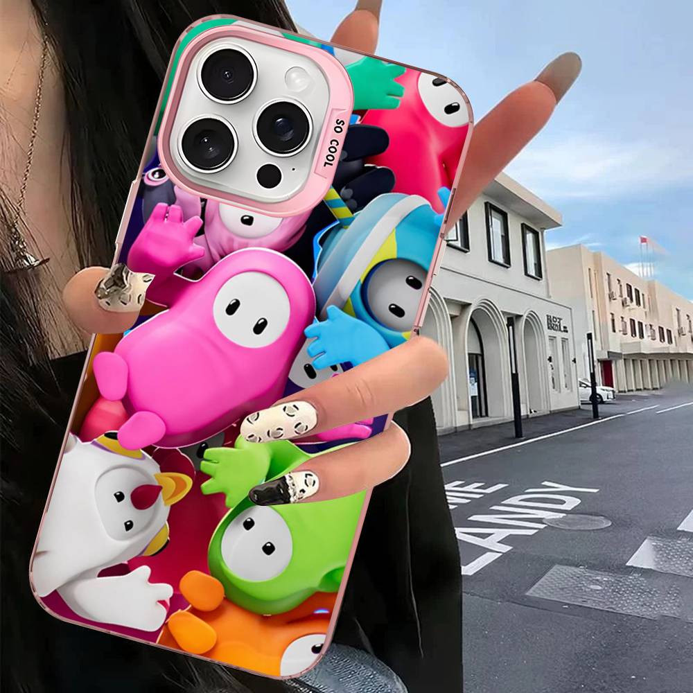 Чехол для телефона F-Fall G-Guys Game для iPhone 17 16 15 14 13 MAX Матовый Ударопрочный Задний Противоударный Матовый Чехол