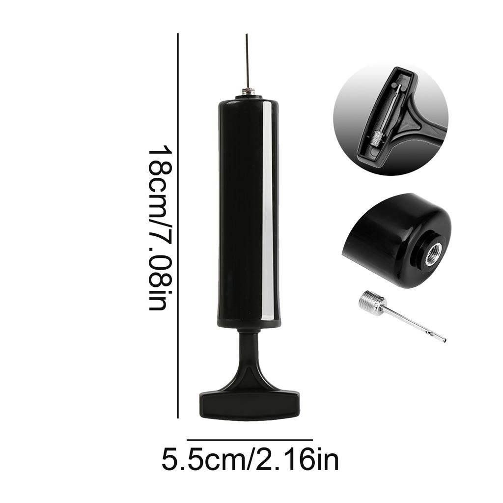 Насос для мяча Ручной насос Инфлятор Портативный насос для баскетбола С воздушной насадкой Игла для воздуха Насос для накачивания футбола Волейбольный Накачивание воздухом