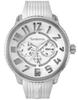 [Tendence] Watch White Dial Stainless Steel Mineral Glass Quartz 51MM Watch TY562002 Regular Import Product