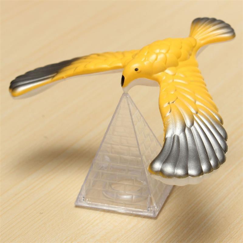 Magic Balancing Bird Science Desk Toy W/ Base Novelty Eagle Fun Learn Gag Gift ARI