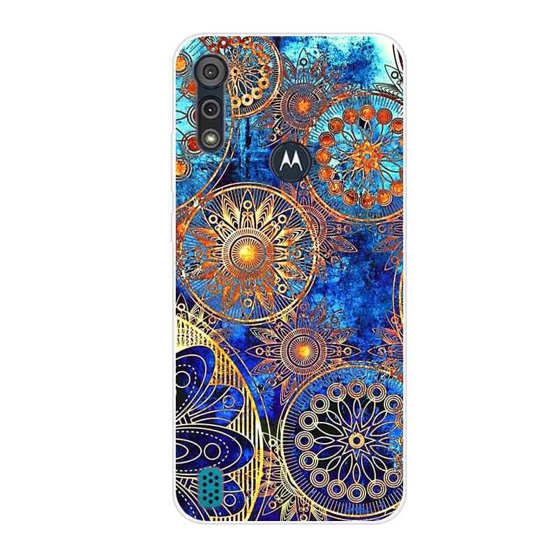 For Motorola Moto E6S 2020 Case Shockproof Soft Silicone TPU Back Cover For Moto E6S 2020 E6i Phone Cases E 6S Case Cute Cartoon