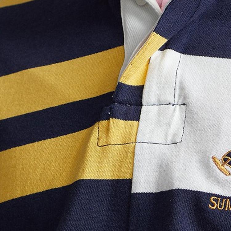 Polo Ralph Lauren SS23 Полосатая рубашка поло с цветными блоками и принтом в виде значка, с длинным рукавом, мужские топы, многоцветные MNPOKNI16822736-410