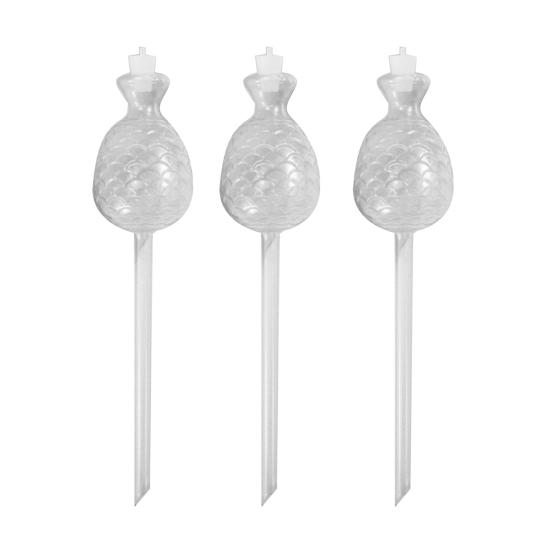 Юшенг Самополивающийся шар Дизайн ананаса Автоматические поливочные шары для растений Вставка для кашпо Устройство для полива с медленным высвобождением для комнатных горшечных растений Когда