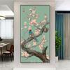 Винтажное китайское искусство Цветение сливы Птица Холст Картина Пейзаж Чернила Картины Холст HD Плакаты Домашний Декор в гостиную Безрамное