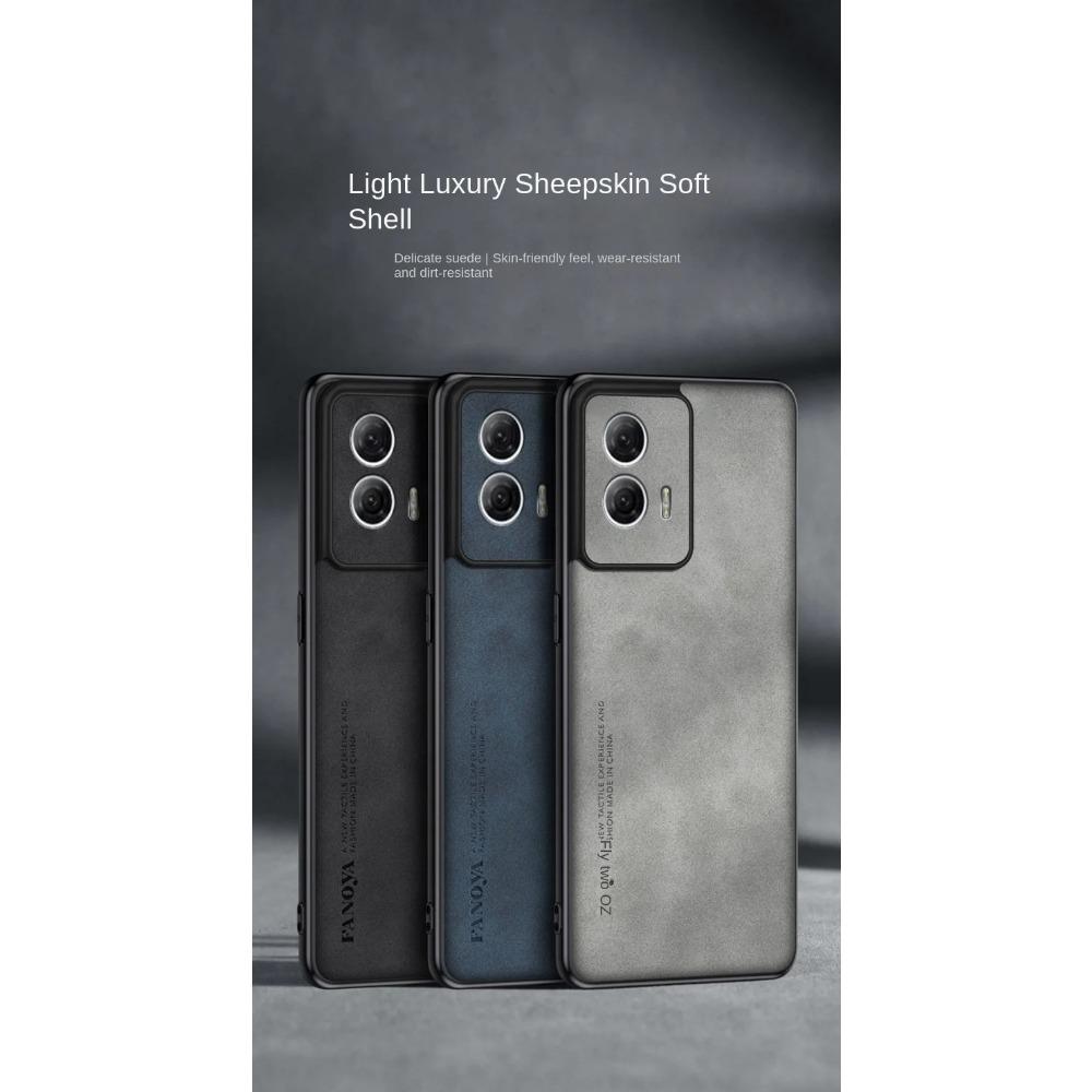 Роскошный кожаный противоударный чехол для Moto Edge 50 G85 G34 G04 G24 G54 G14 G84 Moto 40 Neo 30 Ultra Защитный чехол Магнитный текстурированный легкий чехол