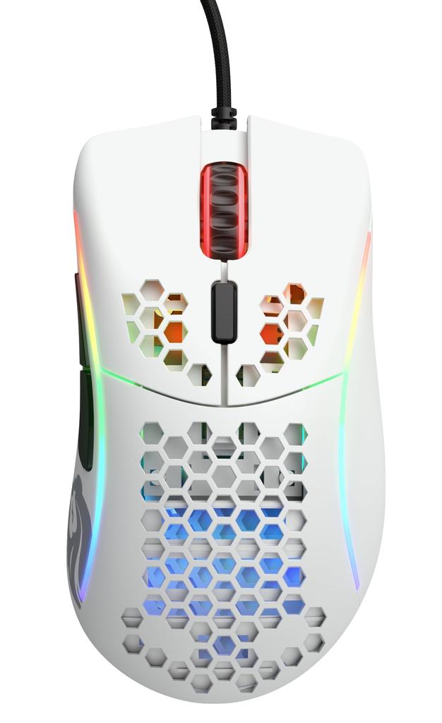 Glorious PC Gaming Race Glorious Model D Gaming Mouse Белая мышь Проводная Маленькая RGB Светящаяся 6 Программных Кнопок DPI 12 Эргономика ПК (62g)