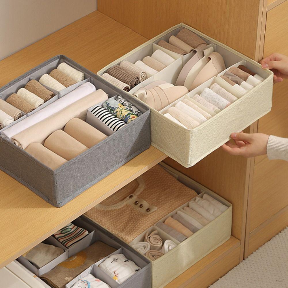 Dustproof Bra Storage Case Foldable Wardrobe Socks Organizer Convenient Underwear Storage Box Home