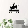 1pc Hook Bull Rider Key Rack Hanger 6 Inch Wide Brand  Metal Wall Hook High QualityLiving Room Decoration Bathroom Accessories
