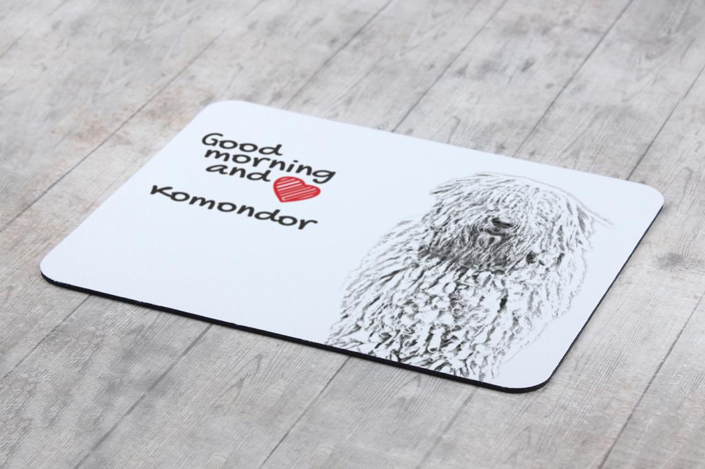 Komondor, Hungarian sheepdog, Mop Dog – Mouse pad with print, personalized dog-themed mouse pad | Art-Dog