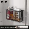 Magnetic Carbon Steel Kitchen Fridge Organizer Shelf
