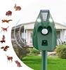 Animal Repellent Version Pest Control Ultrasonic Wave Emitting Animal Pest Cat Dog and Rodent Large Capacity Standby USB Solar IP68 Infrared Powerful